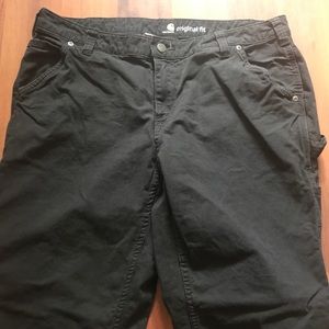 Carhartt women’s size 16 Straight Fit Black Jeans Short